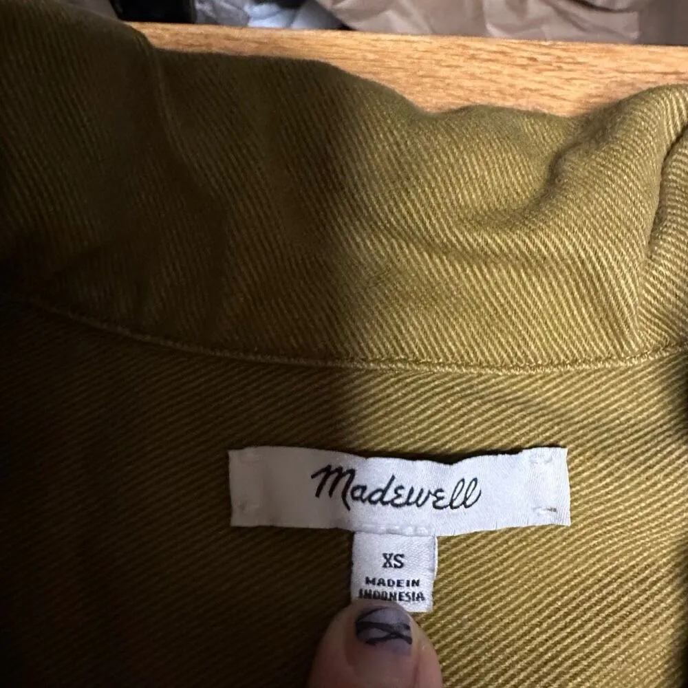 Madewell  shorts jumpsuit green xs - Image 4