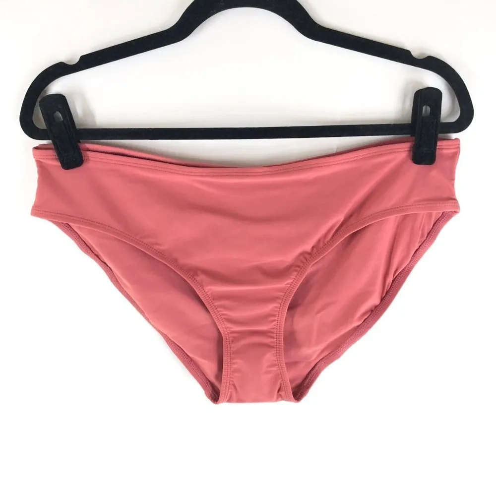 Andie Swim Bikini Bottom Brief Stretch Punch Pink XL - Image 3