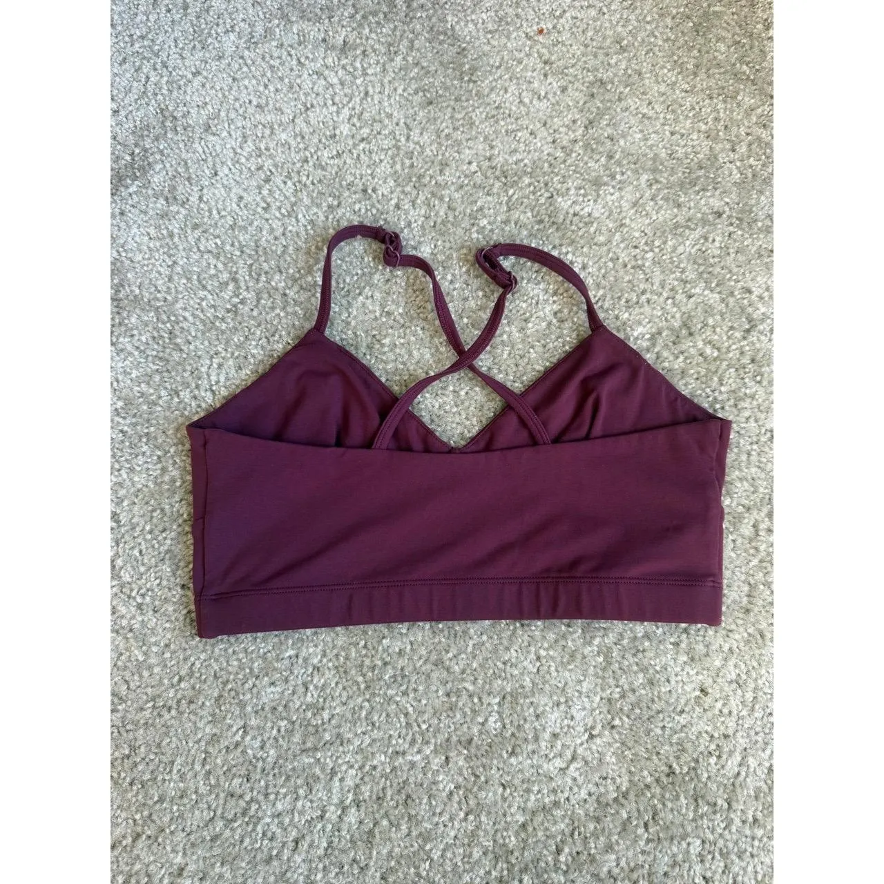 Sol & Mane Purple Sports Bra medium - Image 2