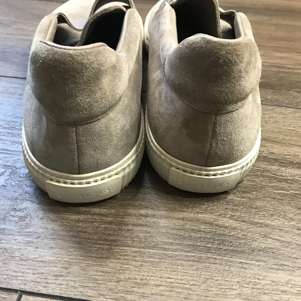 Vince Vince Kirkland‎ Suede Slip-On Sneakers in Woodsmoke Women's Size 8M EU 38 - Image 8