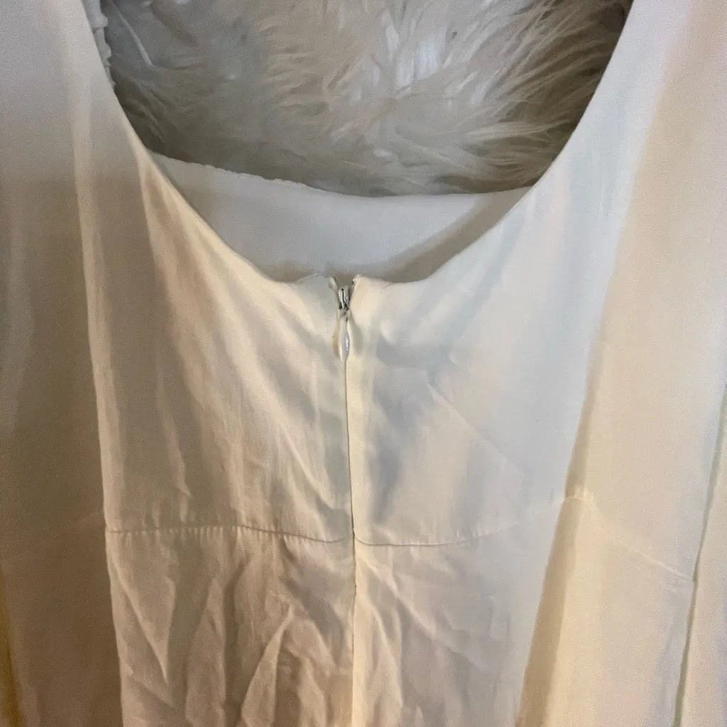 Altard State Long Sleeve White Ruched Top Mini Dress Babydoll Coquette S 🤍 - Image 13