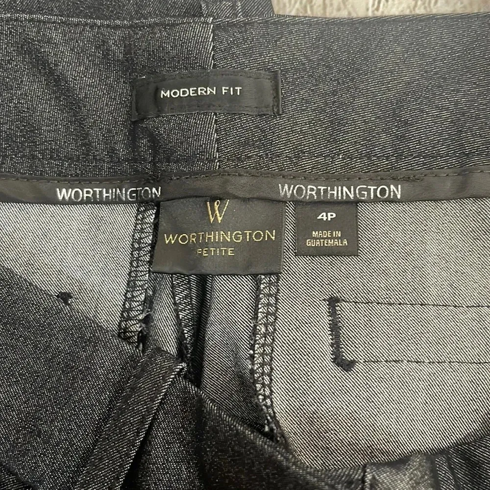 Worthington dark modern fit pants 4P - Image 4