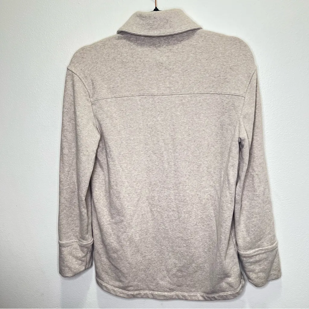 VINCE oversized soft shirt tan jacket shacket size XS - Image 9