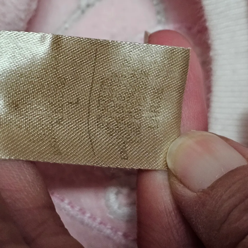 Vintage M&C Sportswear Pink Embroidered Cat Mockneck Sweatshirt Size Large - Image 7