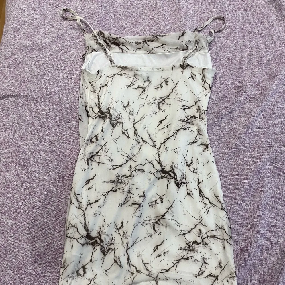 Marble Bodycon Mini Dress - Image 2