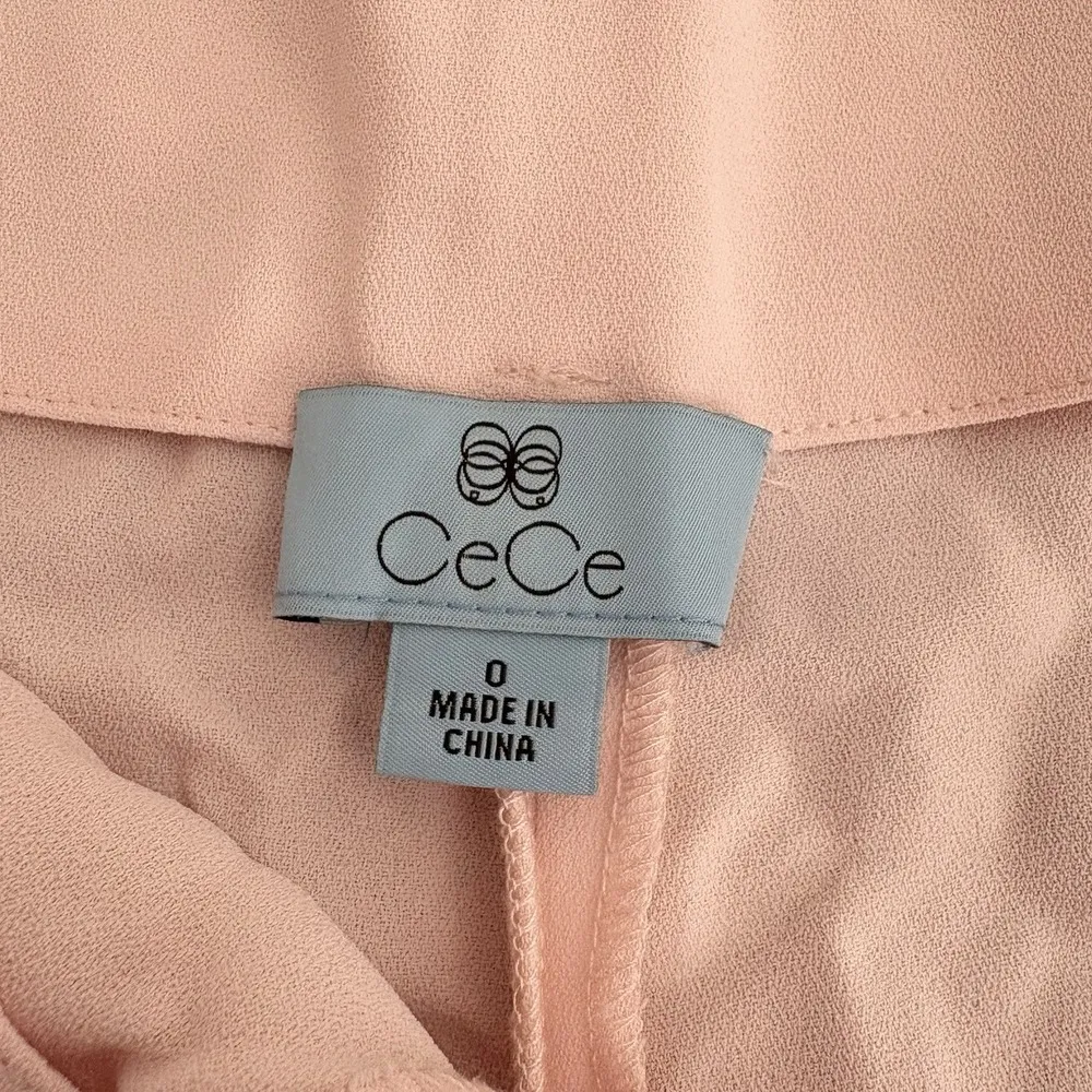 CeCe Women's Pink‎ Waist-Wrap Trousers Dress Pants Size 0 - Image 6