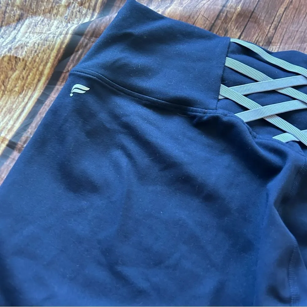 Women’s Fabletics Leggings NWT Powerhold 7/8 Size XXL 16/18 Navy - Image 6
