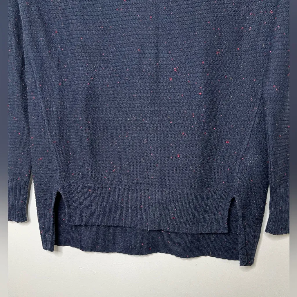 Old Navy Dark Blue Knit with Pink Flecks size XS - Image 2
