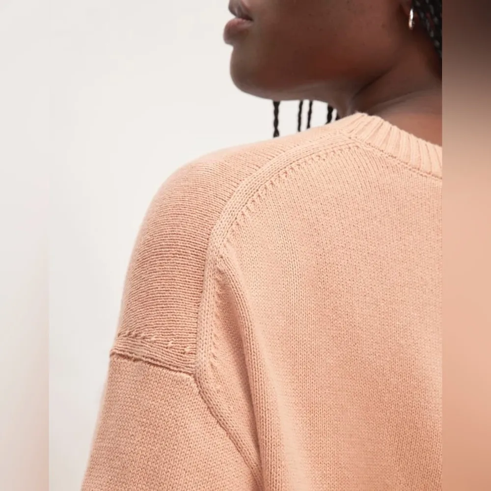 NWT Everlane The Organic Cotton Crew Sweater - Image 4