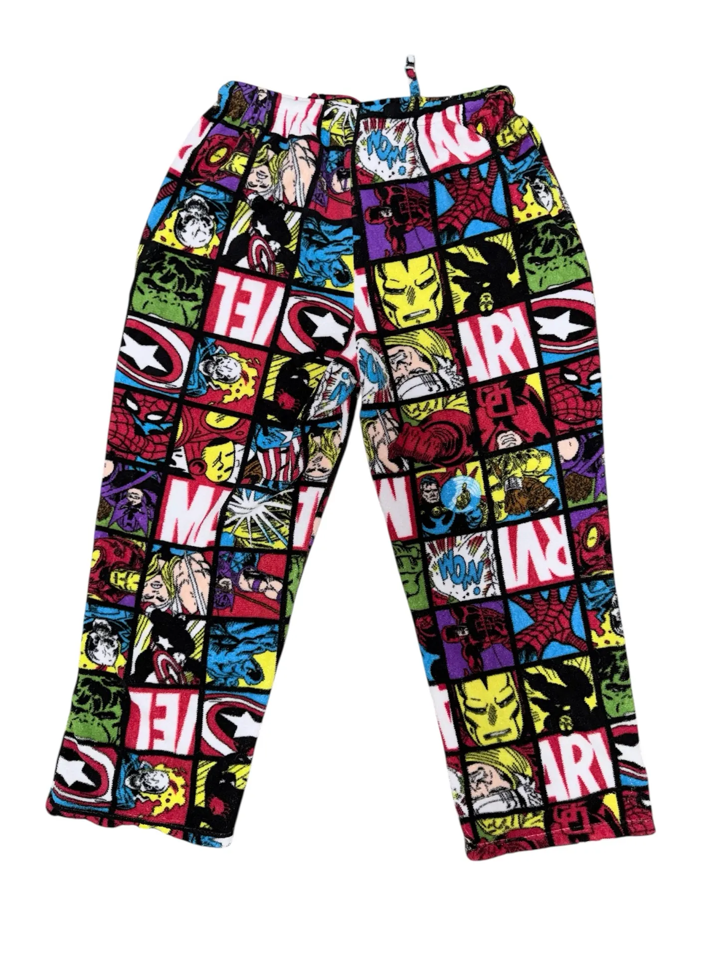 Marvel Comics Colorful All Over Print Lounge Pajama Pants Size XL - Image 2