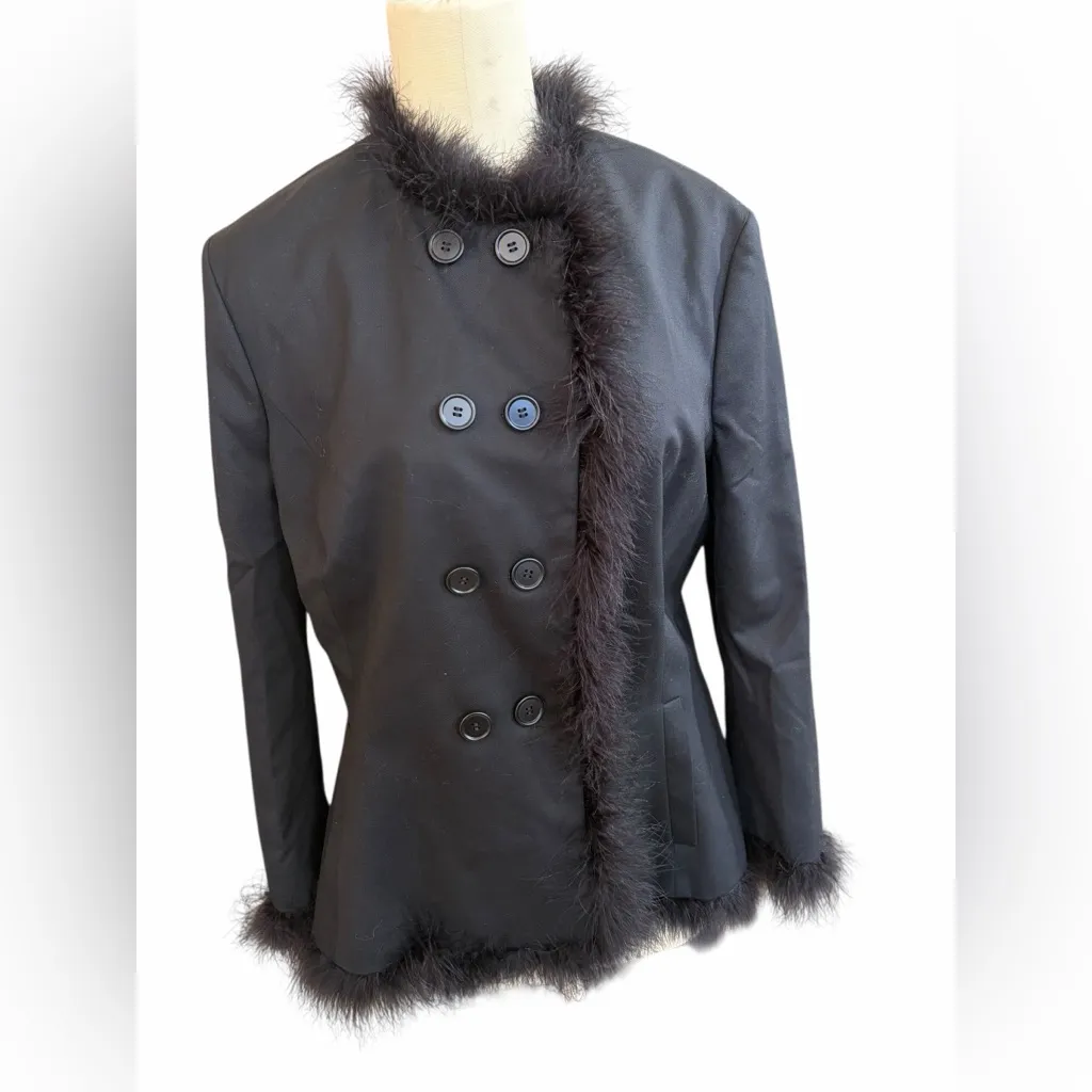 Simone Rocha Wool Black Fur - Image 2