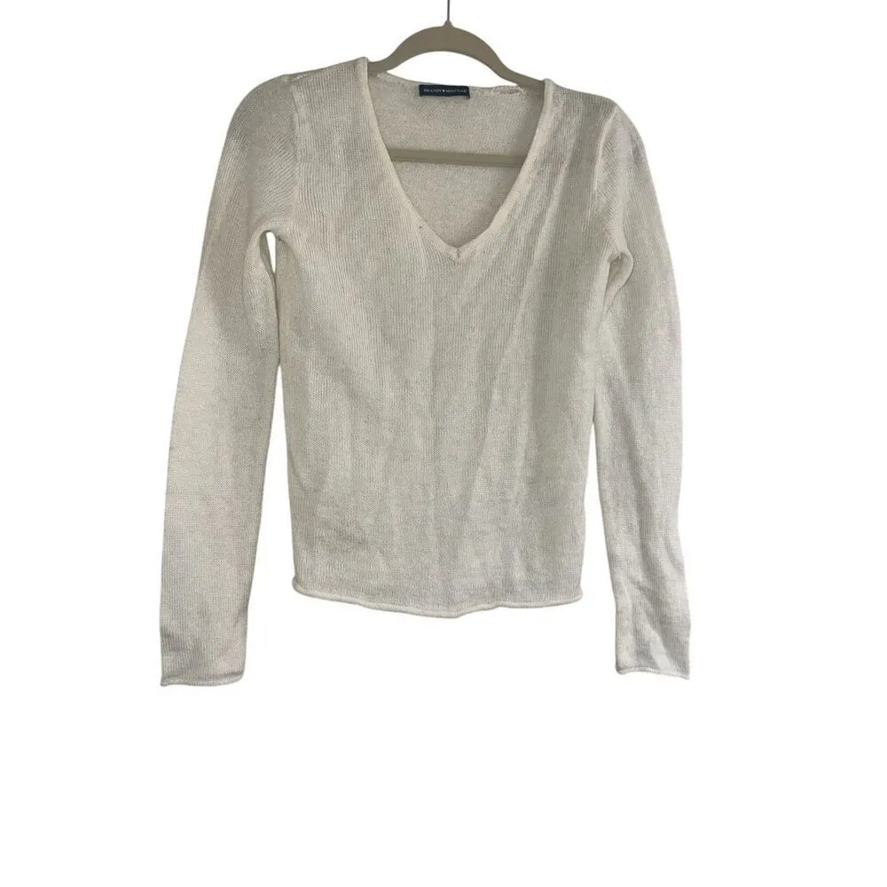 ✨Brandy Melville ANDI MOHAIR V-NECK SWEATER✨ - Image 2