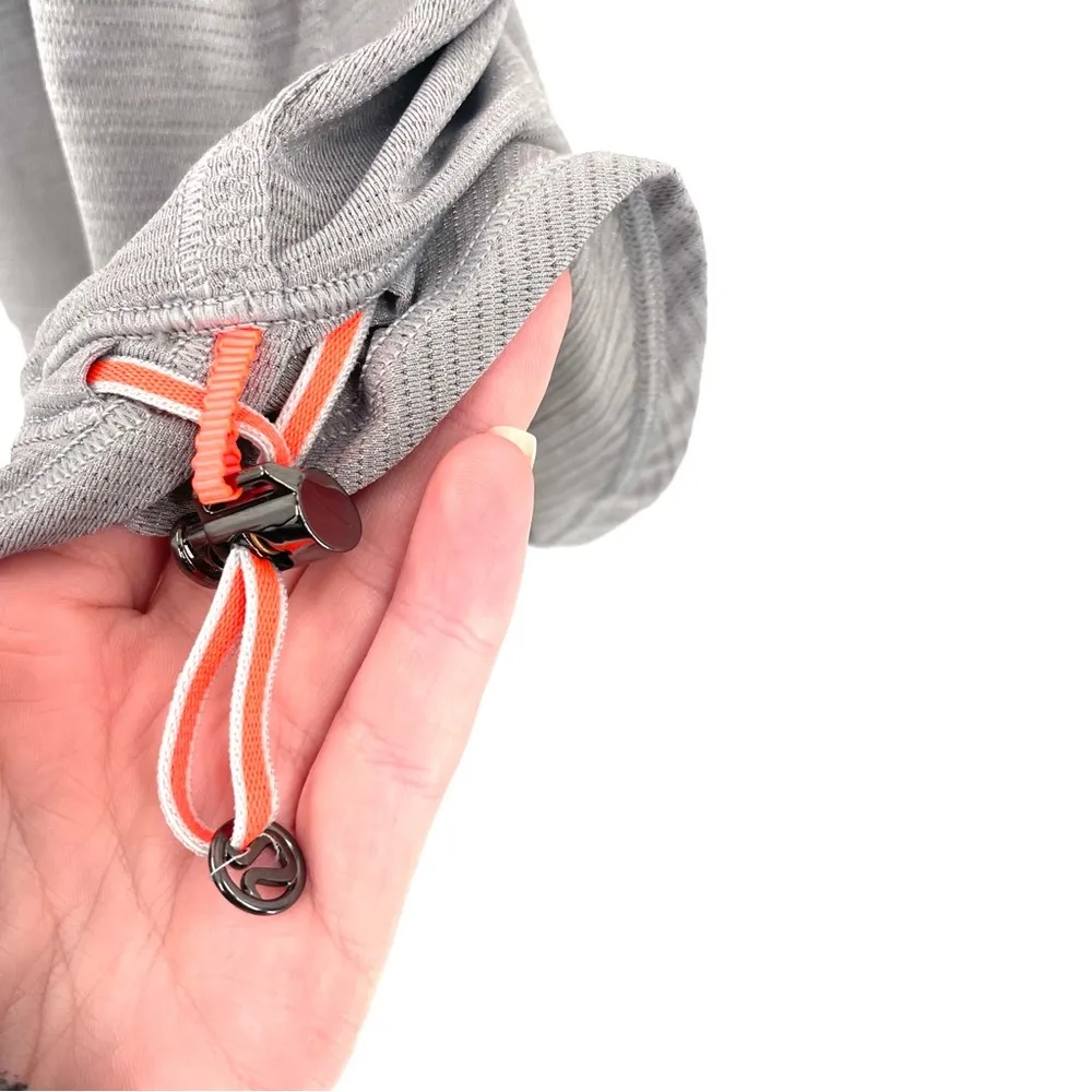 Lululemon  Run Times Workout Tank Heathered Medium Grey Very Light Flare Top - Image 9