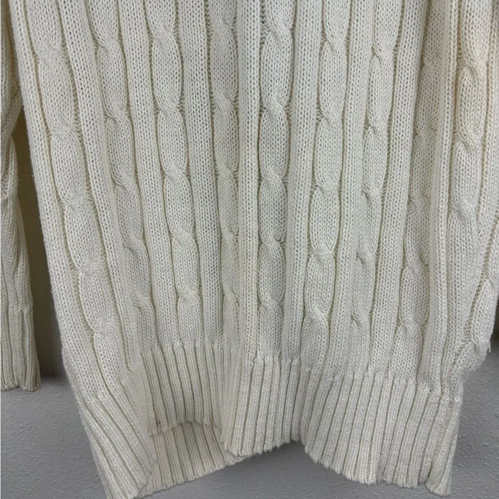 Vintage Fenn Wright & Manson M Workshop Nautical Button Up Knit Cardigan Sweater - Image 7