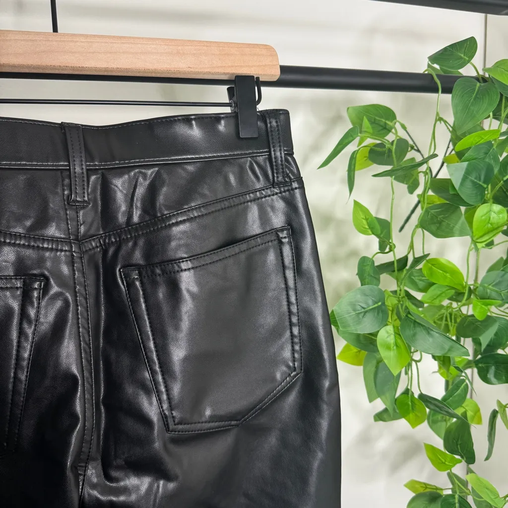 NWT Abercrombie & Fitch Vegan Leather Classic Leather Legging Black size XS NEW - Image 11