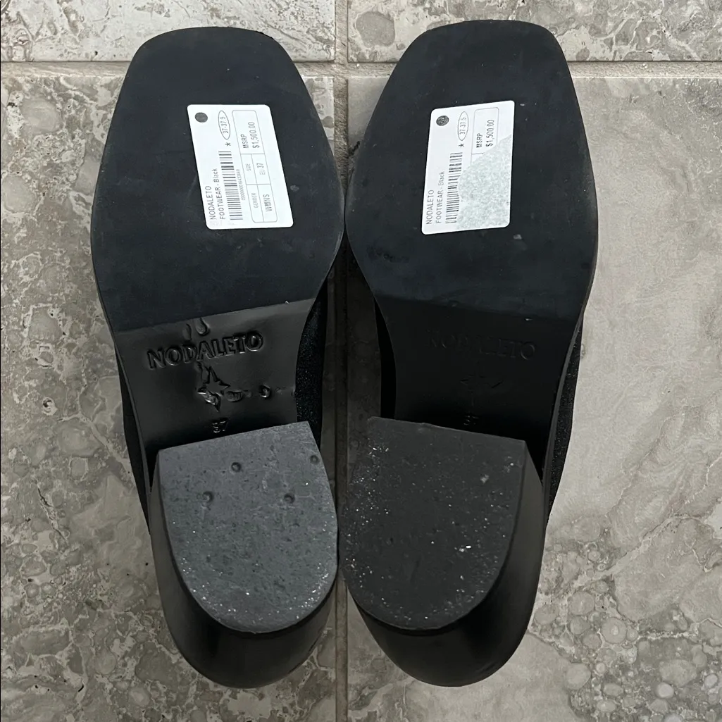 NODALETO Black Shimmer Bulla Square - Image 5