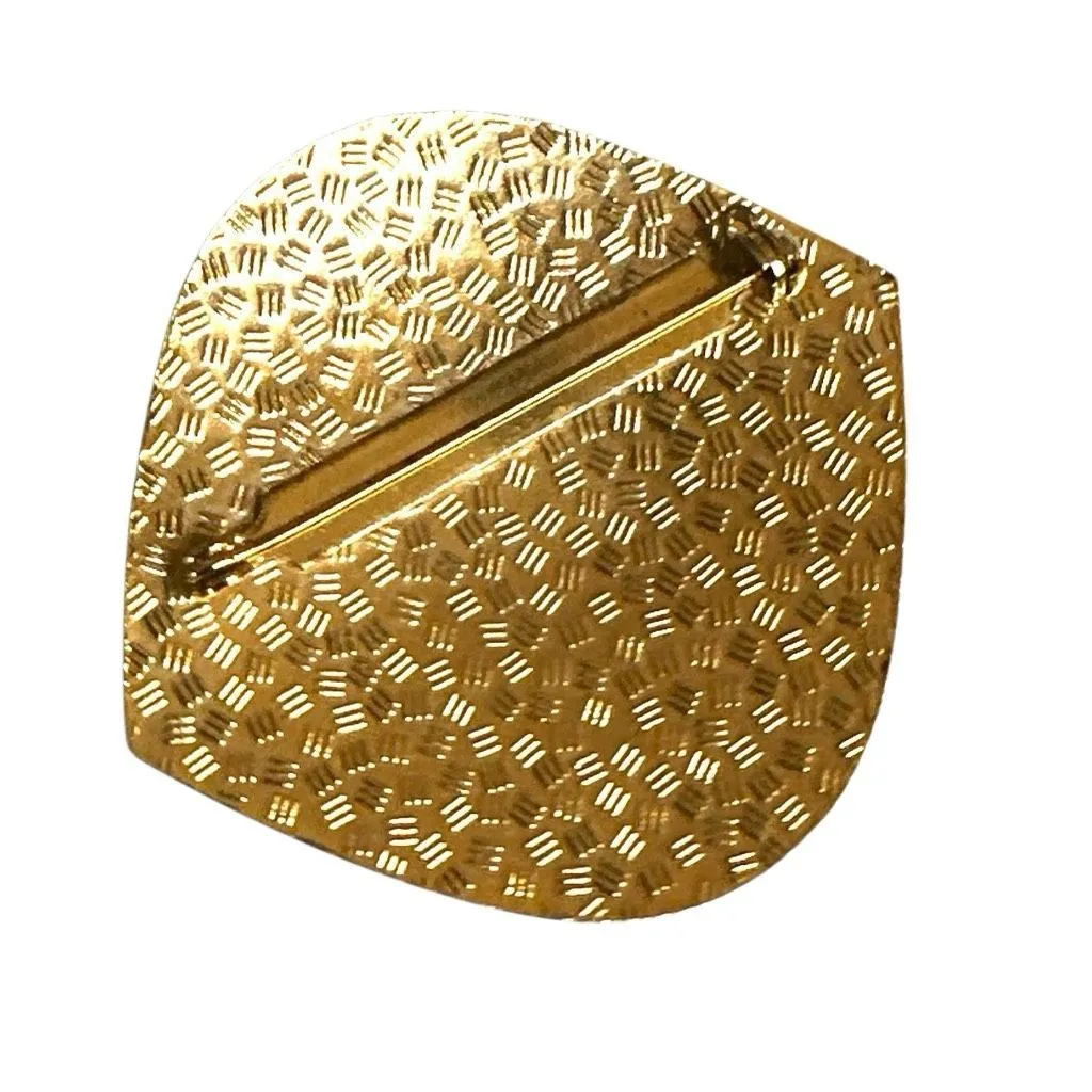 Vintage Cloisonné Floral Brooch - Image 4