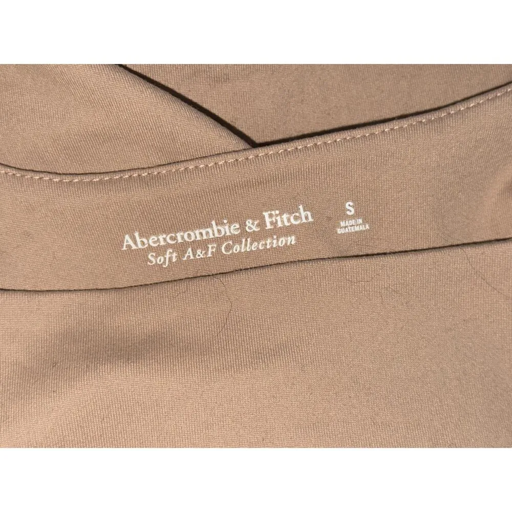Abercrombie & Fitch Soft AF Tan Brown Beige Sleeveless Casual Bodysuit Size S - Image 3