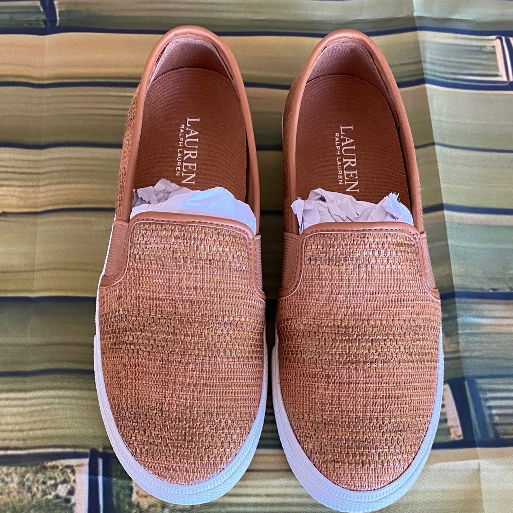 NWT Lauren Ralph Lauren
Women's Jinny Slip-On Sneakers - Image 11