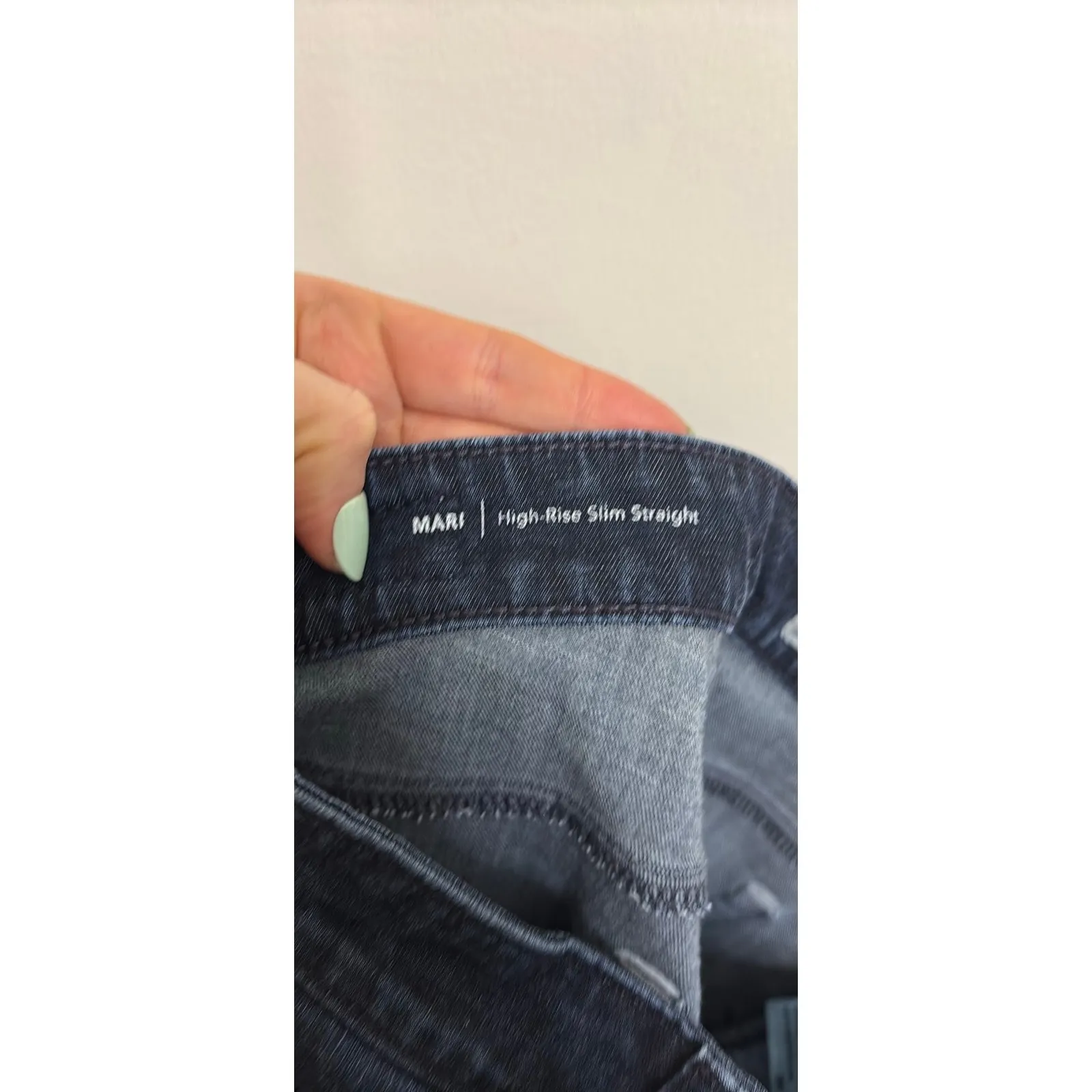 AG Adriano Goldschmied Jeans Womens 26 Dark Wash Mari High Rise Slim Straight - Image 4