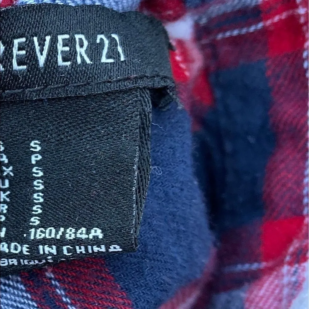Forever 21 Plaid‎ Flannel Shirt - Image 7