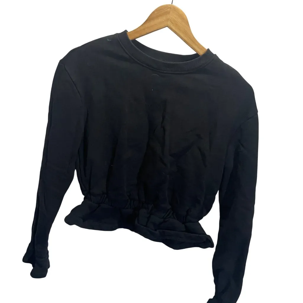 David Lerner Poppy Womens Long Sleeve Pullover Top X-Small Black - Image 3