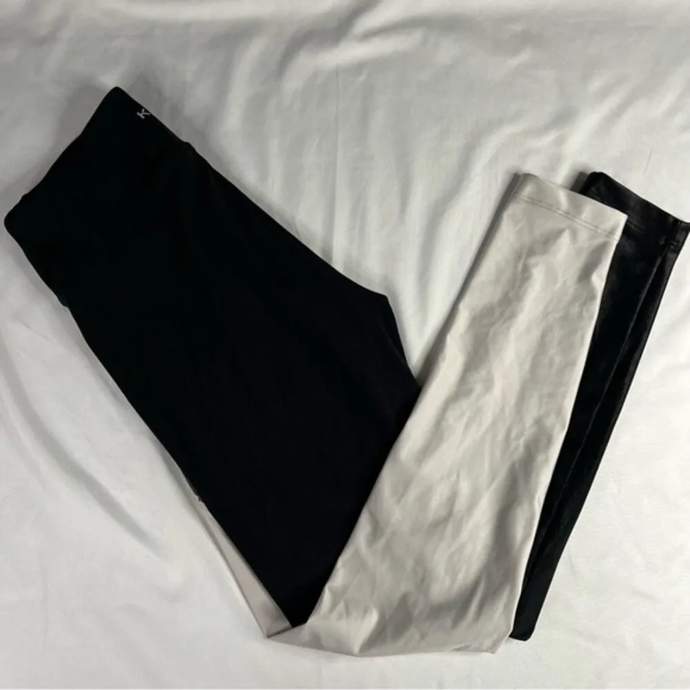 NWOT Koral Size S Black Green White Venus Blackout High Rise Gym Legging Active - Image 11