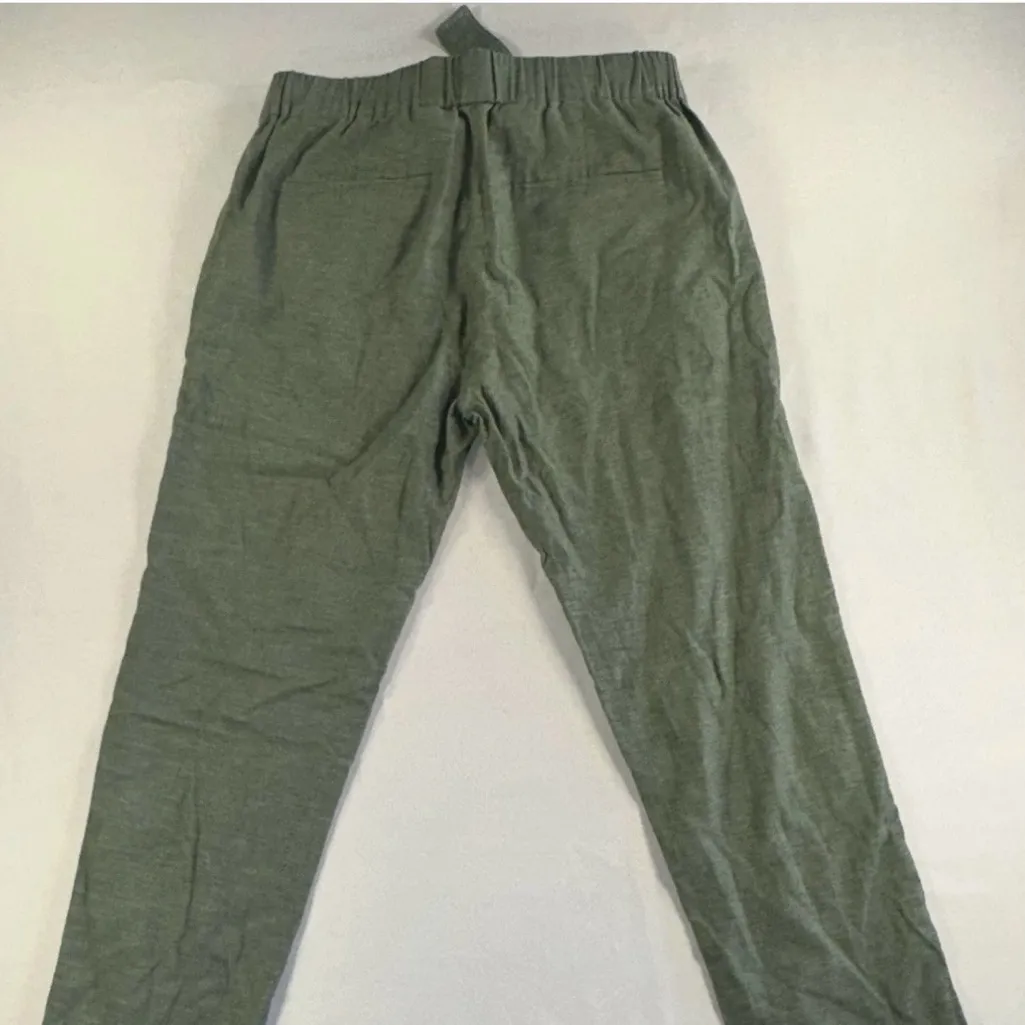 Vince Green Belted Casual Pants Elastic Waist Comfortable Size XS - Image 2