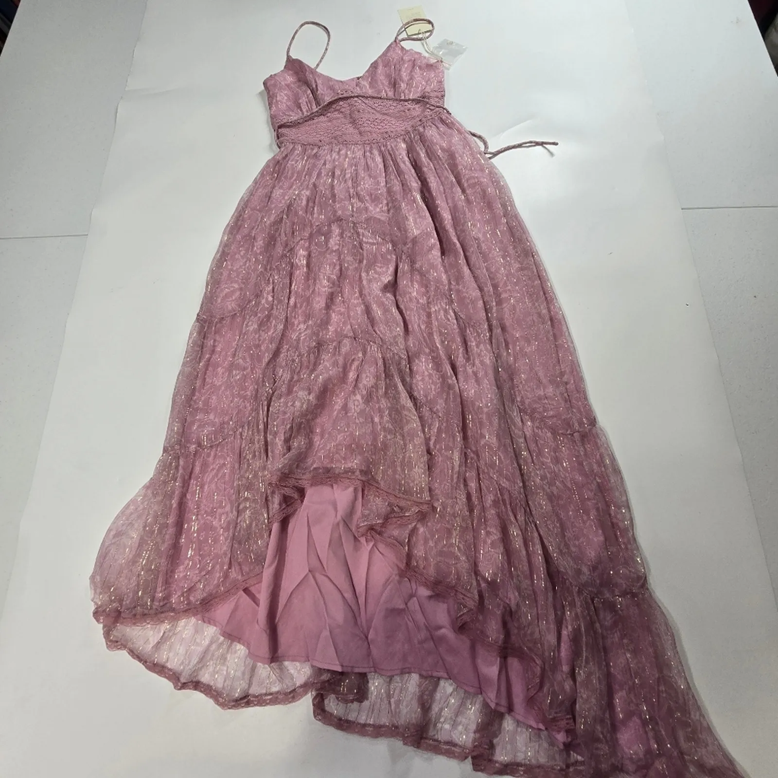 Tularosa Brooks Dress in Lilac Toile Floral XXS - Image 3