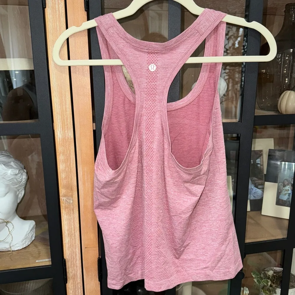 Lululemon Swiftly Tech Racerback 2.0 race Length Cherry Tint  workout top tee - Image 2