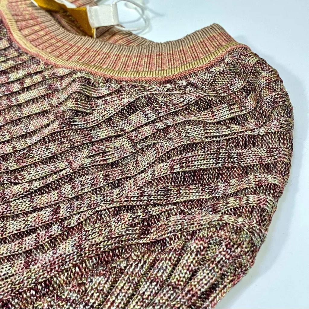 Zimmermann Illustration Mouline Ombre Rib Top Pink Multi US 12 NWT - Image 15