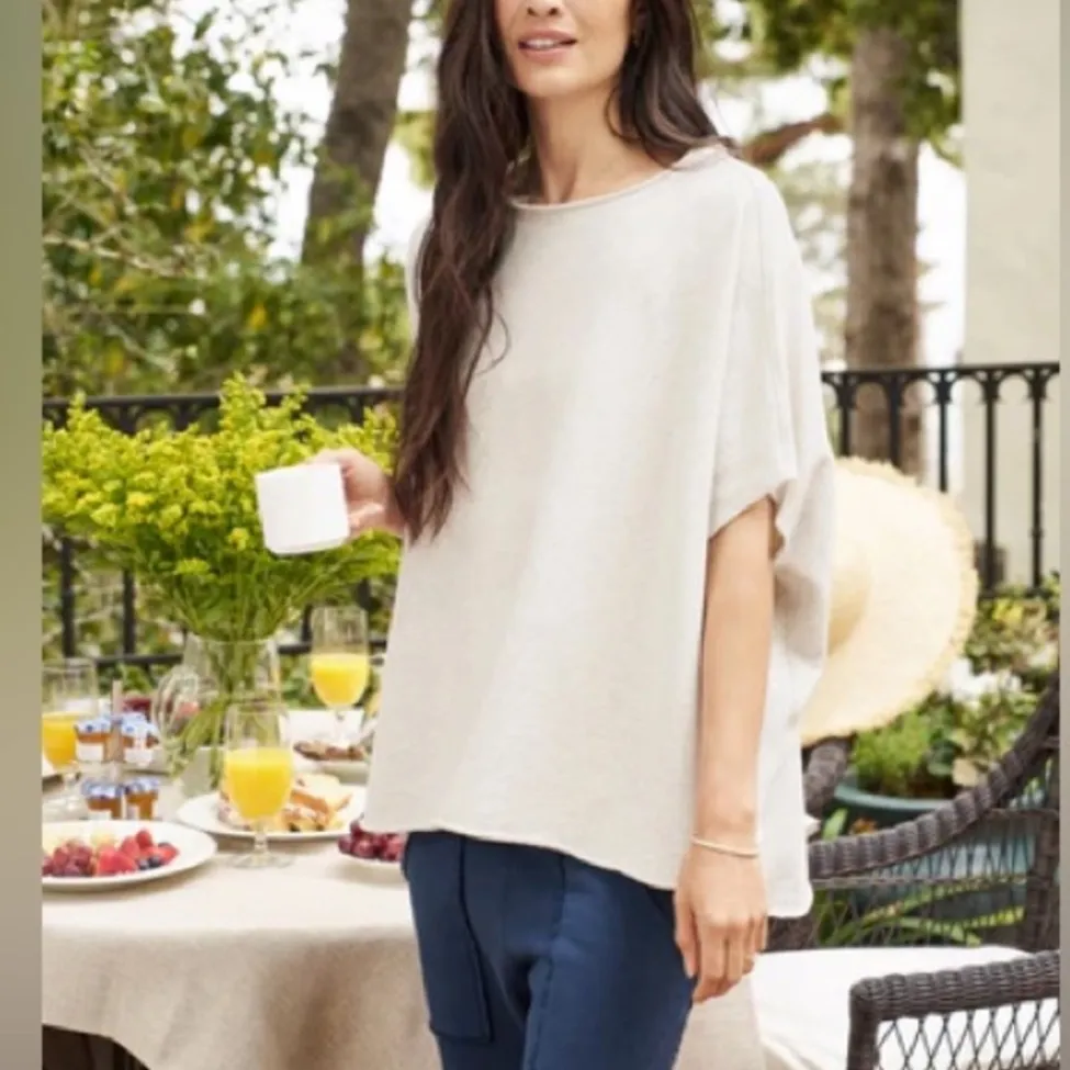 Frank & Eileen One Size Original Capelet Seashell Lounge Minimal Oversized Comfy - Image 4