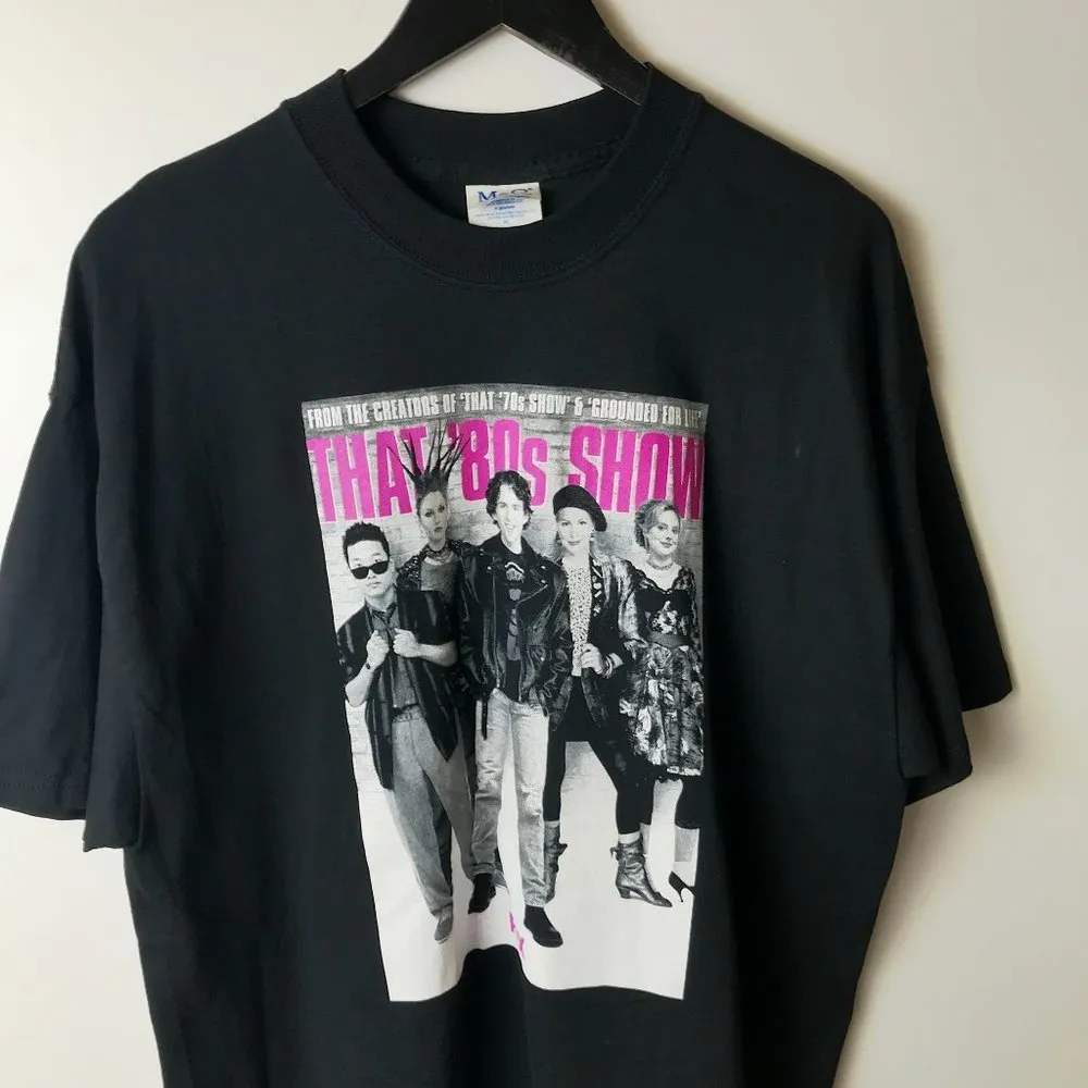 Vintage Y2K That '80s Show T Shirt Black XL Extra Large American Sitcom NEW NWD - Image 15