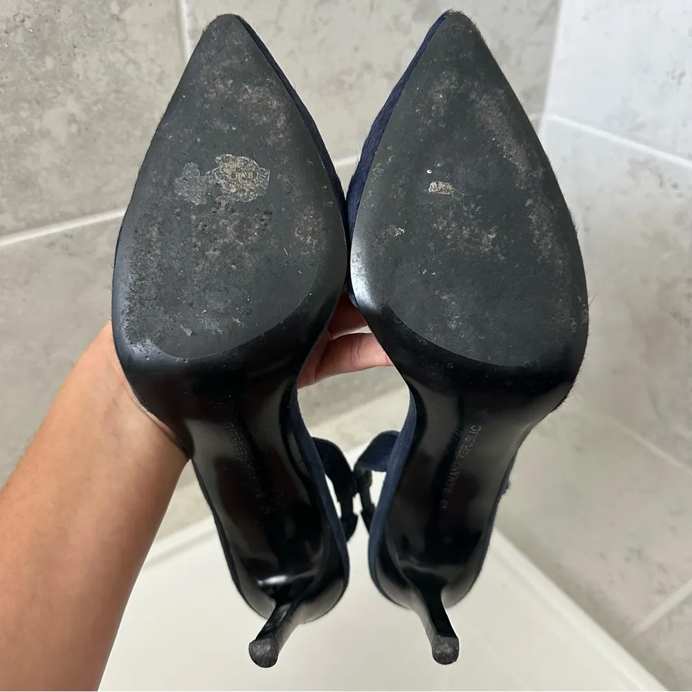 Women’s Calf Hair Slingback Heels Size 9 - Image 13