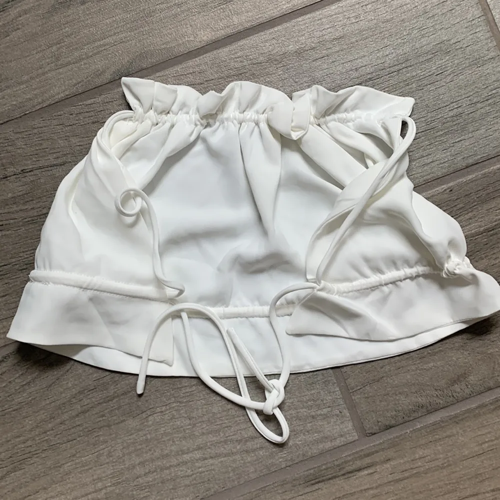 Rumors halter crop top White - Image 2