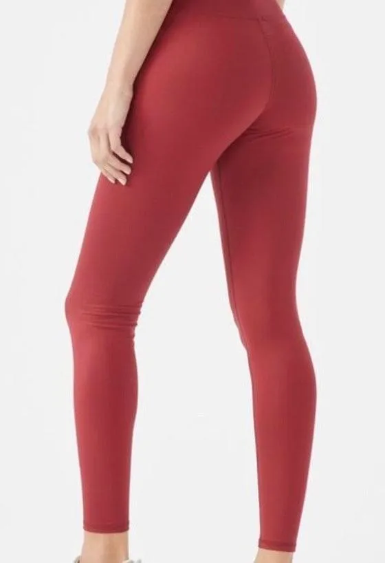 Just Fab High Waisted Full Length Active Leggings - Image 3
