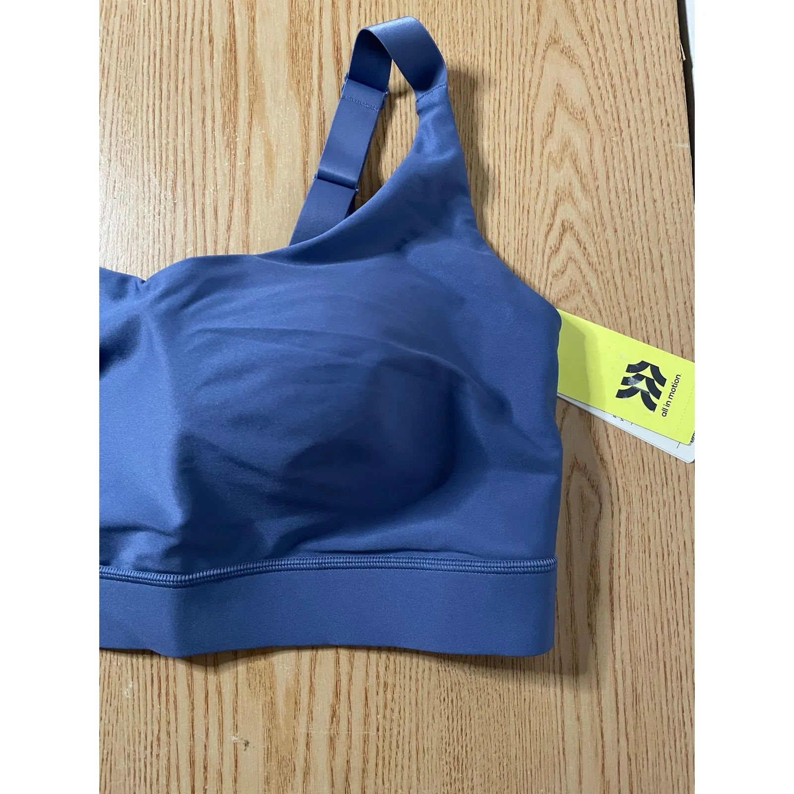 New Women’s All In Motion Sports Bra Medium Support Moisture Wicking Dk Blue XXL - Image 2