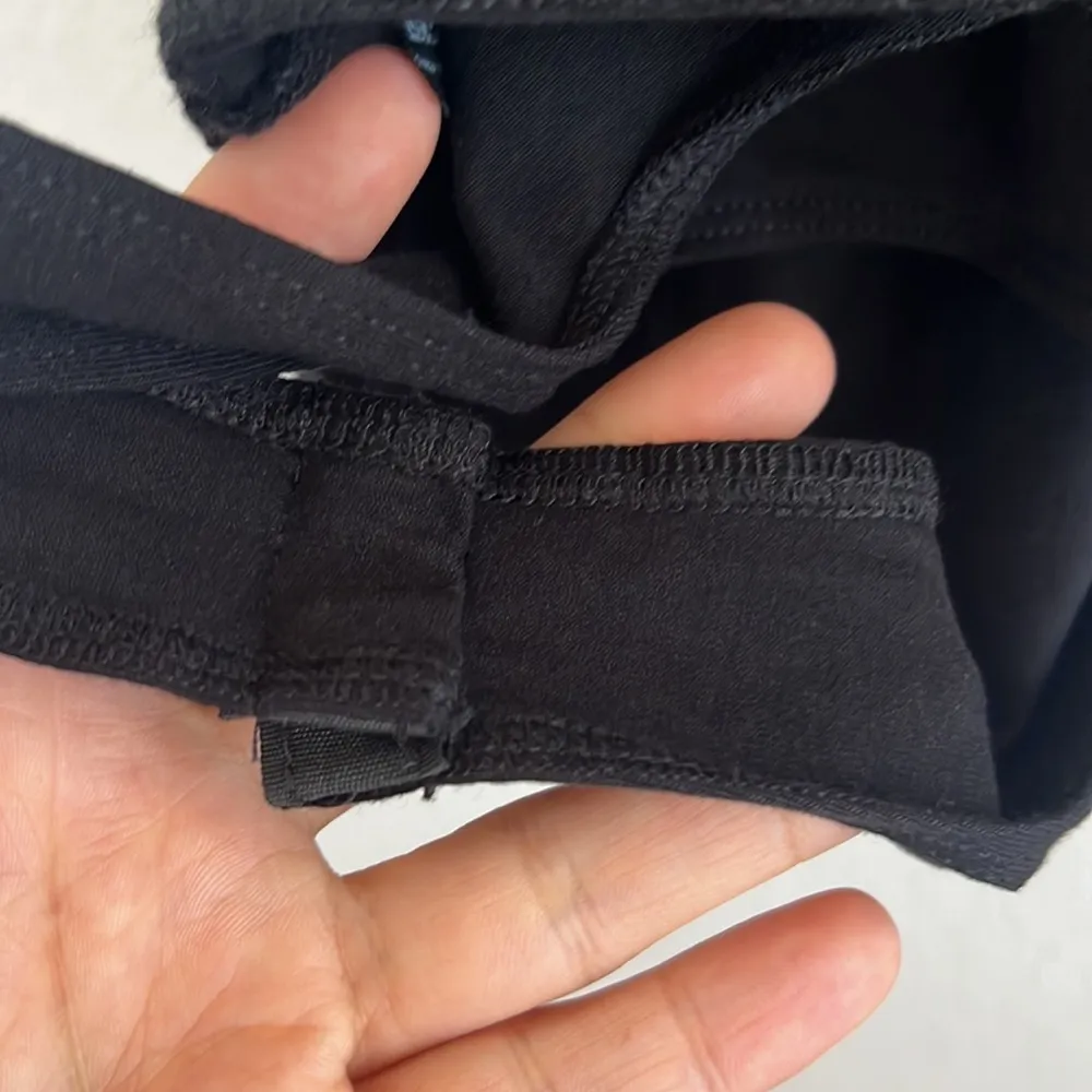 ASOS Design Keyhole Front Strappy Back Low Back Thong Bodysuit Black US 4 - Image 7