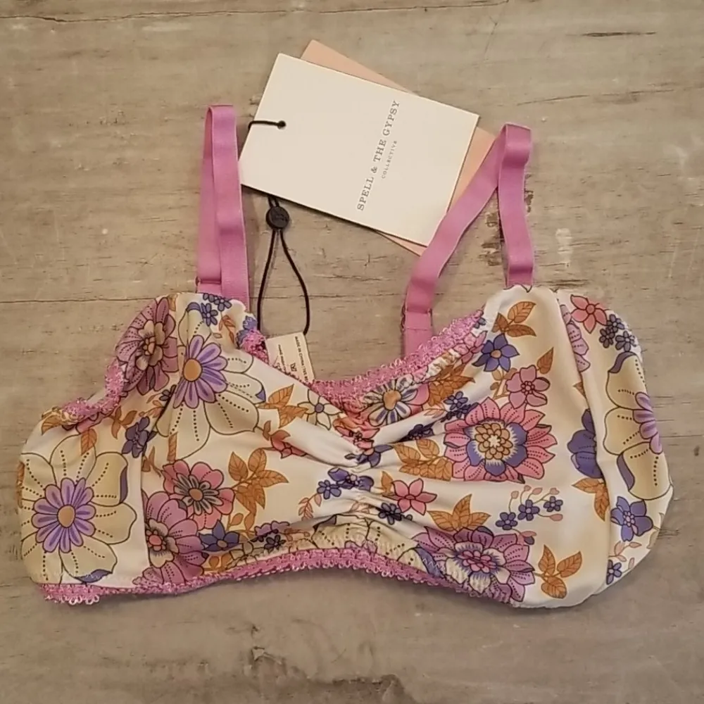 💕SPELL & THE GYPSY💕 Buttercup Bralette ~ Meadow Pink Size XS - Image 13