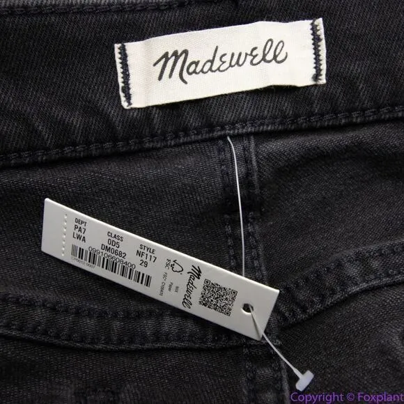 NEW Madewell The Low-Rise Perfect Vintage Straight Jean in Lunar Wash,‎ 29 - Image 12