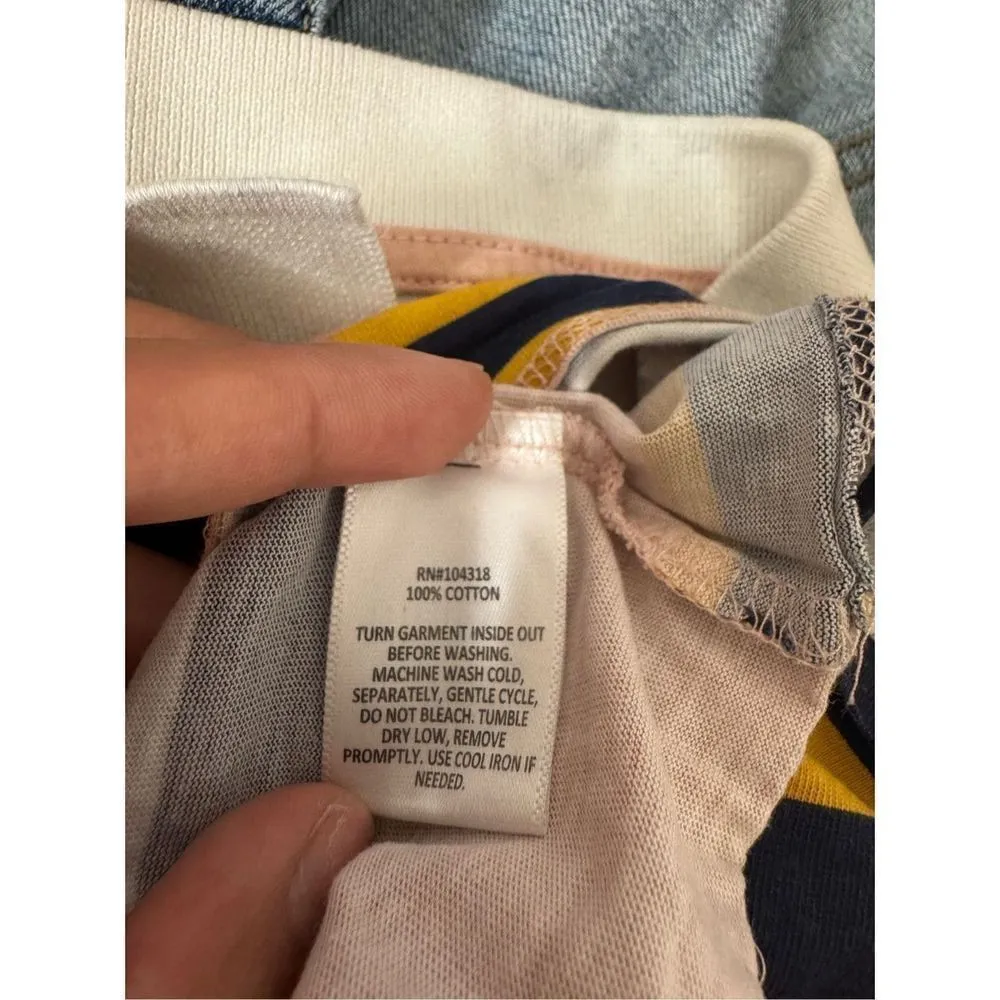 Derek heart stripped crop top - Image 4