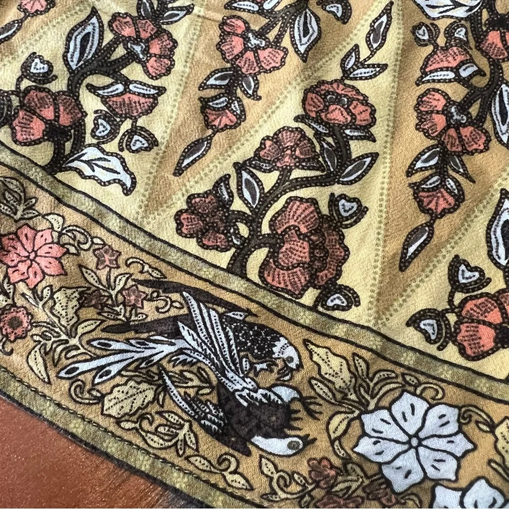 Spell & The Gypsy Bianca Brown Floral print wide leg pants size small - Image 10