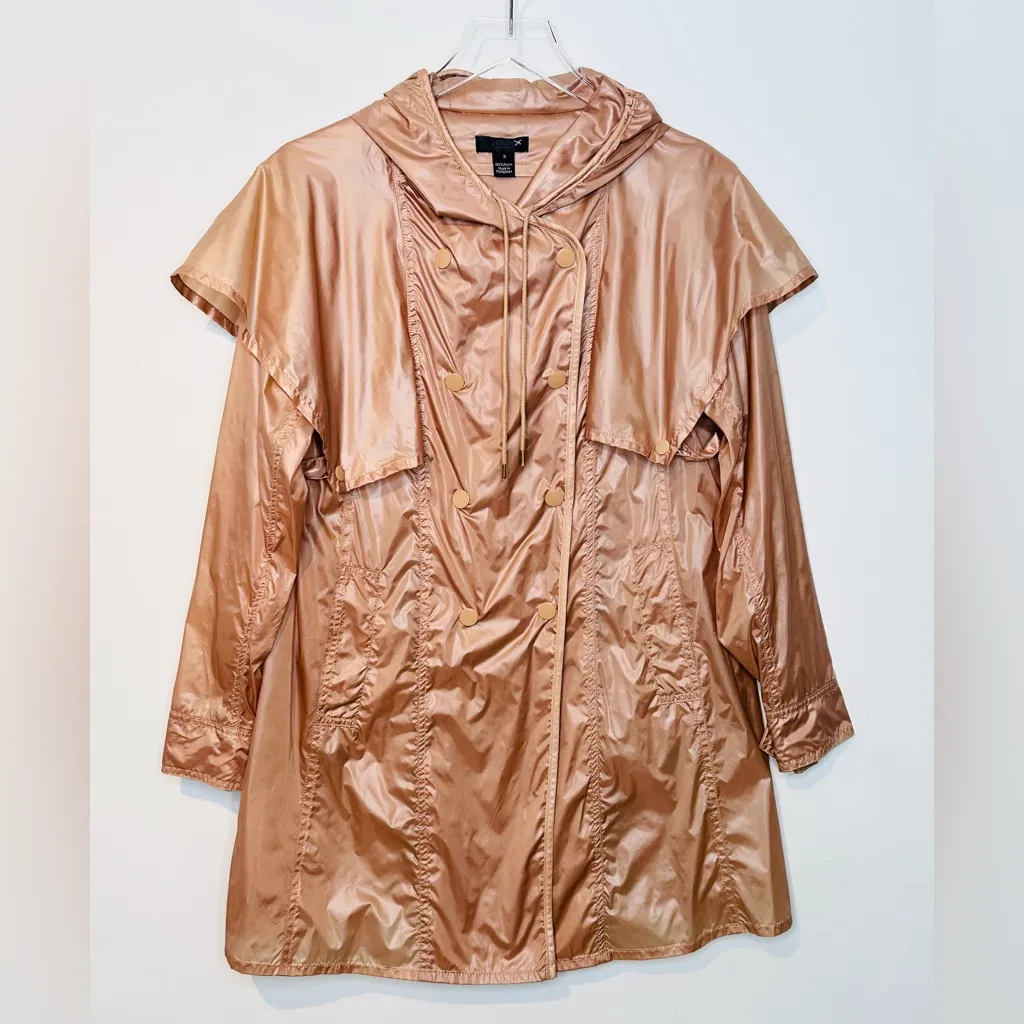 J. Crew Collection Women's Tan Camel Wispy Wind Rain Coat Jacket Size 2 - Image 2