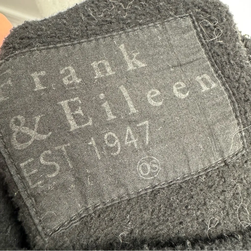 Frank & Eileen Audrey Funnel Neck Capelet Triple Fleece One Size OS Black - Image 7