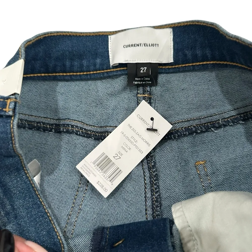 CURRENT/ELLIOTT THE ZIG-ZAG MORRIS JEANS Mina - Image 7