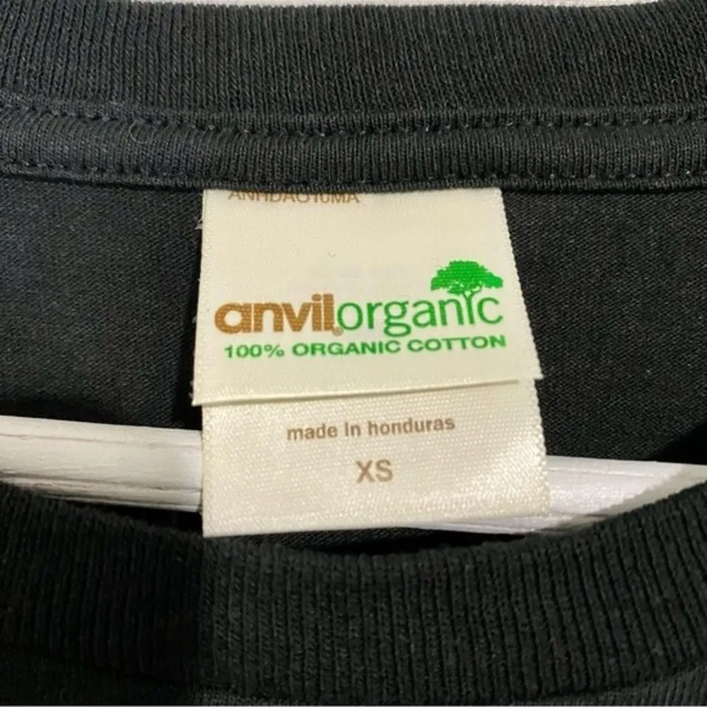Anvil  Organic Women’s Basic Short Sleeve Crewneck Tee Shirt Black Size XS NWOT - Image 6