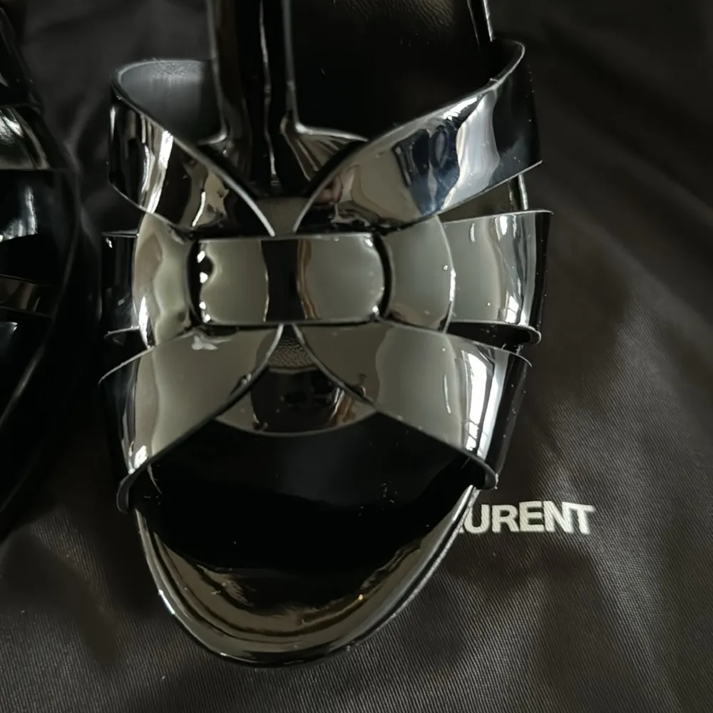 Saint Laurent Tribute T-Strap Platform Sandal, 38.5 EU/8.5US, Brand new, $1,150 - Image 13