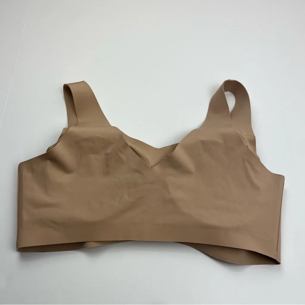 HoneyLove SoftForm Bra Womens Size 1X Tan Nude Removable Cup Inserts *TINY FLAW - Image 6
