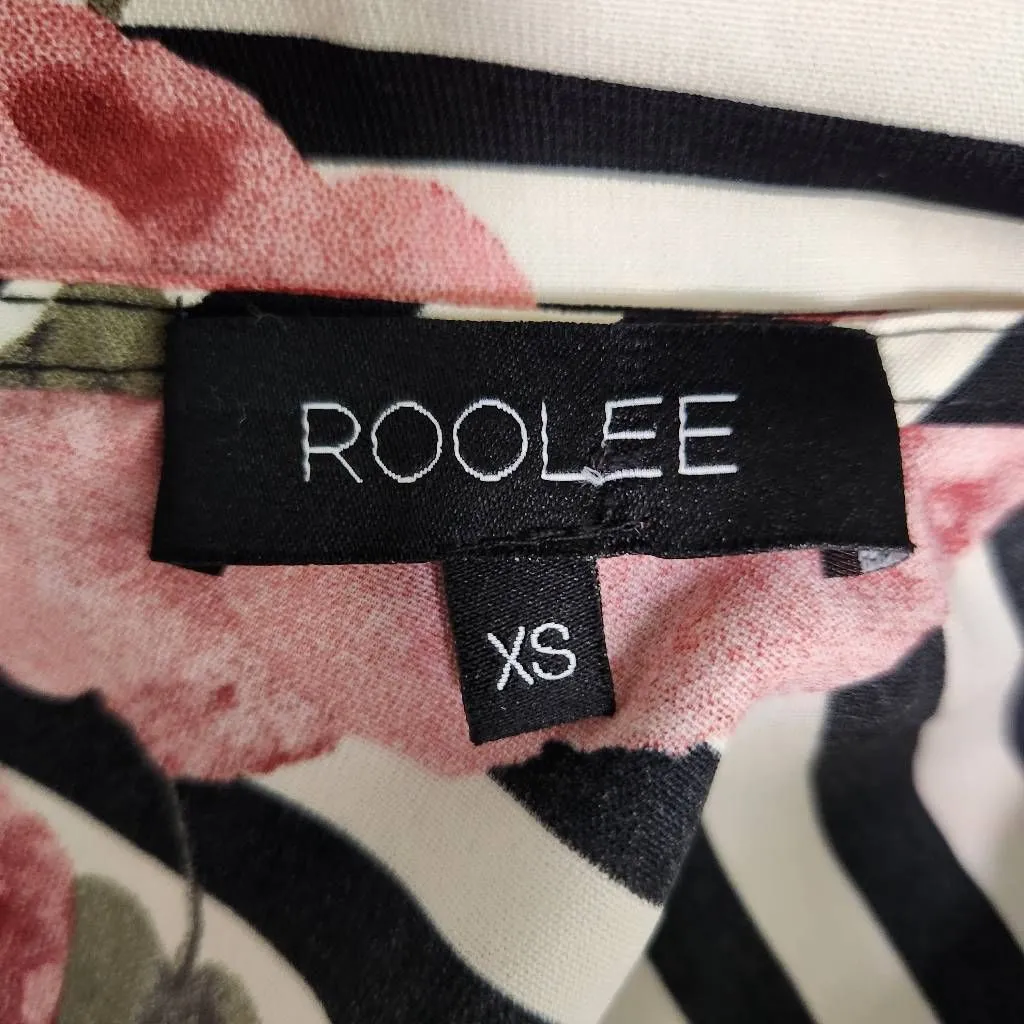 Roolee Black and Pink Floral Dress Size XS Floral Wedding Guest Dress - Image 5