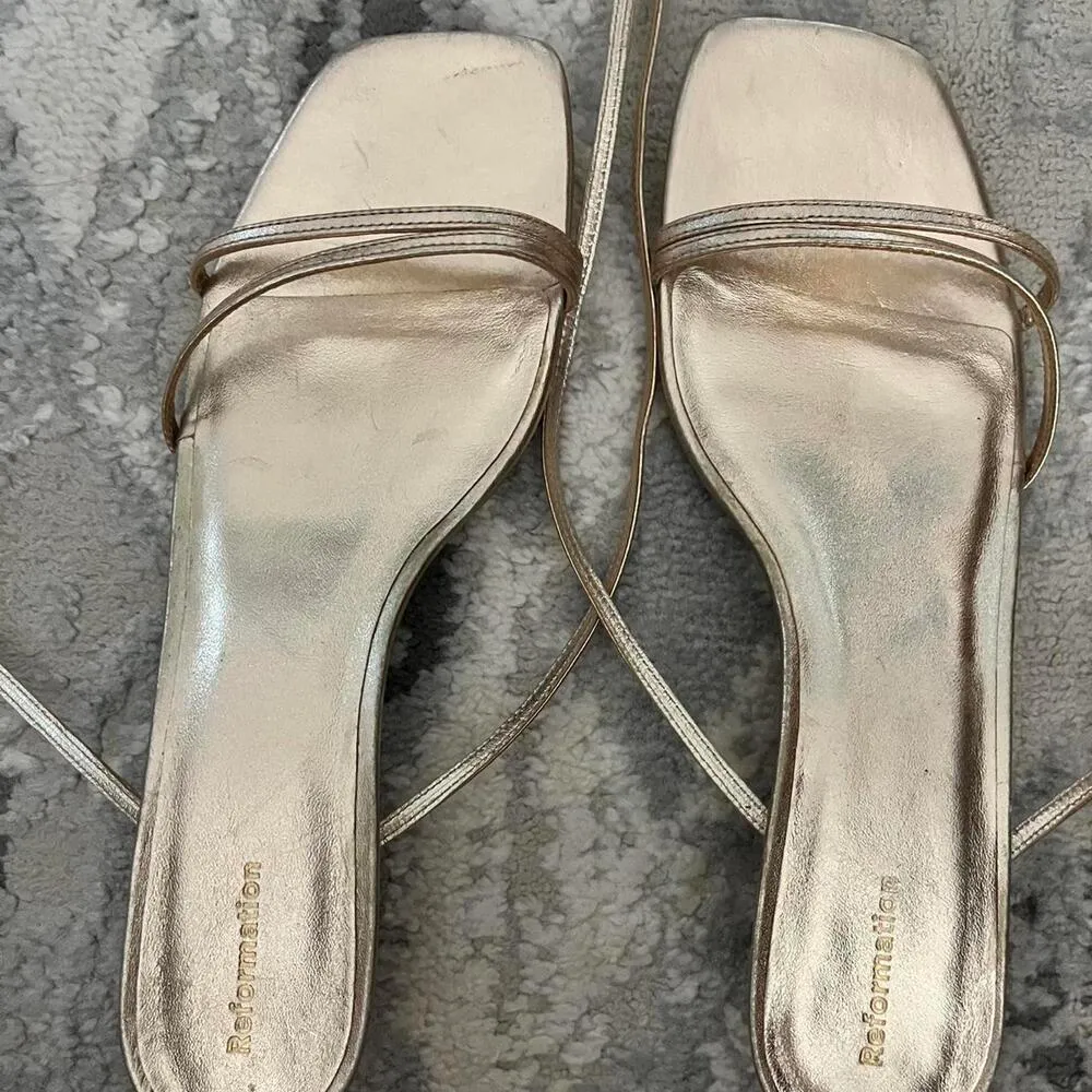 Reformation Alice Heeled Sandals - Image 3